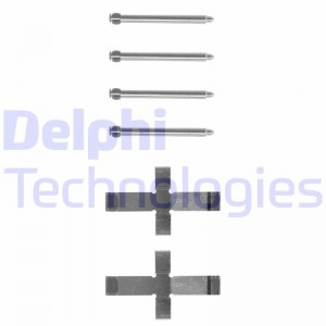 Комплектующие, колодки дискового тормоза LX0175 DELPHI