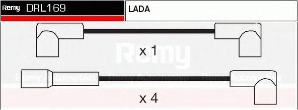 Ккомплект проводов зажигания DRL169 DELCO REMY