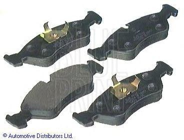 Комплект тормозных колодок, диско ADG04204 BLUE PRINT