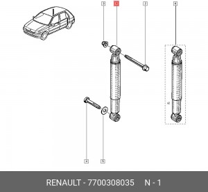 Деталь 7700308035 RENAULT