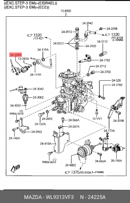Подъёмный магнит WL9313VF3 MAZDA