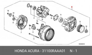 Генератор 31100RAAA01 HONDA