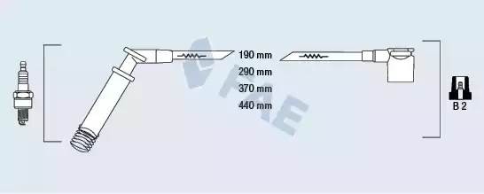 Ккомплект проводов зажигания 85100 FAE