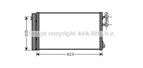 Радиатор кондиционера BWA5296 AVA