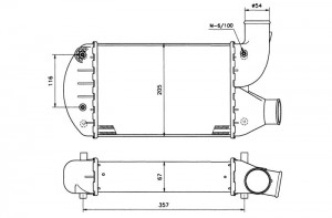 Интеркулер 30134 NRF