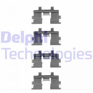 Комплектующие, колодки дискового тормоза LX0056 DELPHI