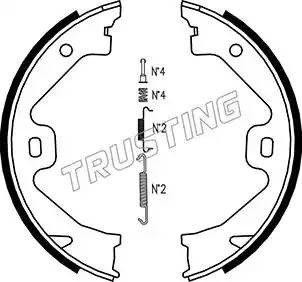 Комплект тормозных колодок, стояночная тормозная система 092307K TRUSTING