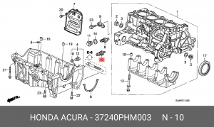 Датчик давления масла 37240PHM003 HONDA