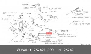 Деталь 25242KA090 SUBARU