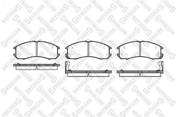 Колодки тормозные дисковые 284002SX STELLOX