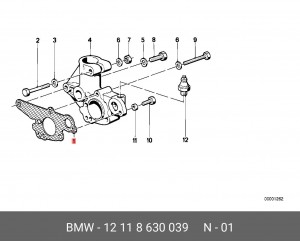 Прокладка 12 11 8630039 BMW
