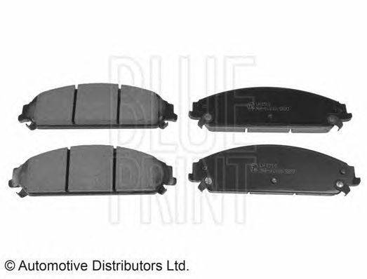 Комплект тормозных колодок, диско ADA104230 BLUE PRINT