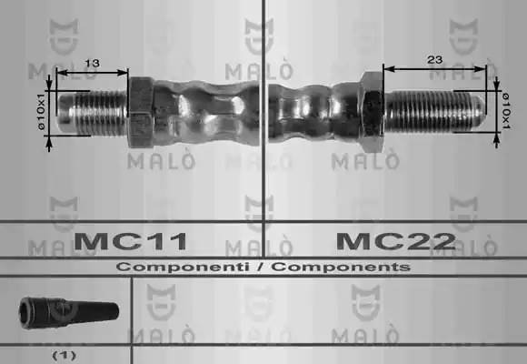 Тормозной шланг 8205 MALO
