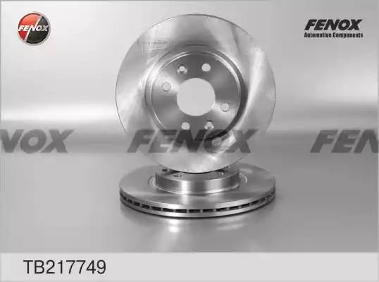 Диск тормозной TB217749 FENOX