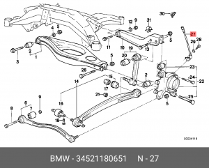 Датчик, частота вращения колеса 34 52 1 180 651 BMW
