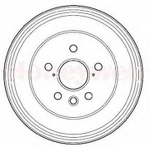 Тормозной барабан 329084B BENDIX JURID