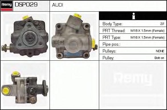 Гидравлический насос, рулевое управление DSP029 DELCO REMY