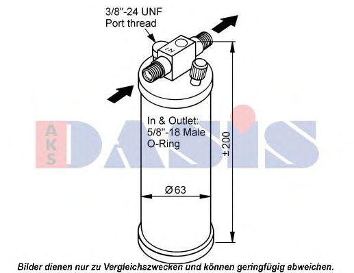 Осушитель, кондиционер 800362N AKS DASIS
