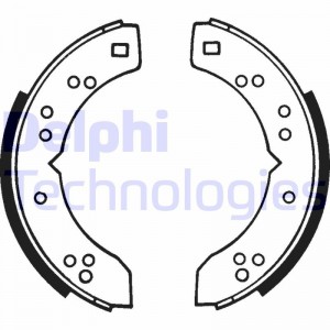 Комплект тормозных колодок LS1047 DELPHI