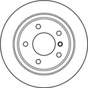 Тормозной диск 562094B BENDIX JURID