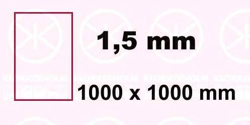 плоский лист 9600016 KLOKKERHOLM