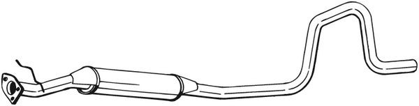 Средний глушитель выхлопных газов 287-431 BOSAL