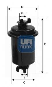 Топливный фильтр 31.550.00 UFI