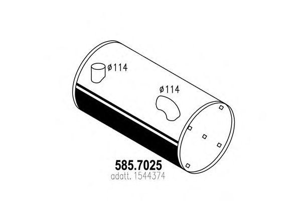 Система выпуска ОГ 5857025 ASSO