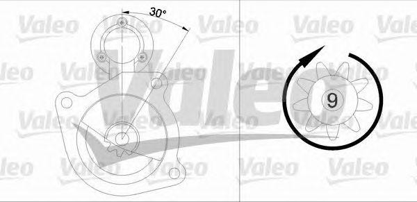 Стартер 455528 VALEO PHC