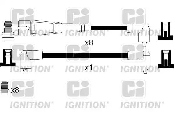 Ккомплект проводов зажигания XC1024 QUINTON HAZELL
