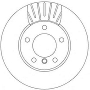 Тормозной диск 562317B BENDIX JURID