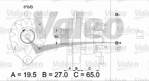 Генератор 436594 VALEO PHC