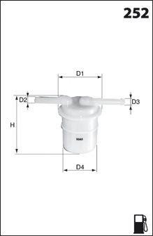 Топливный фильтр ELE6058 MECAFILTER