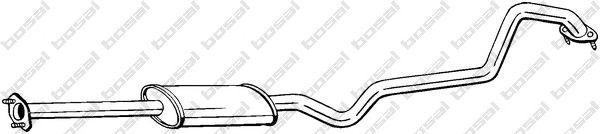 Средний глушитель выхлопных газов 288-099 BOSAL