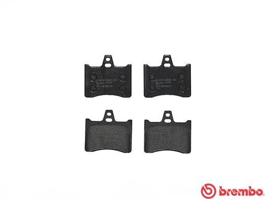 Комплект тормозных колодок, диско P61019 BREMBO