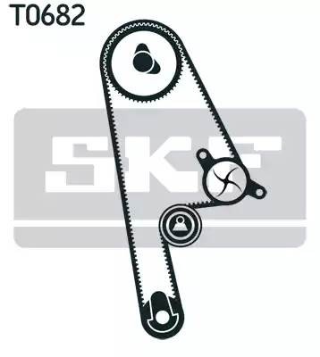 Комплект ремня ГРМ VKMS93500 SKF