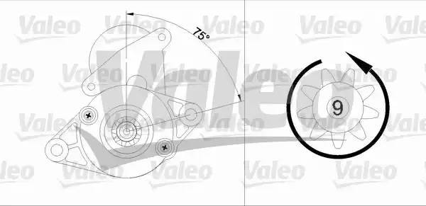 Стартер 455918 VALEO PHC