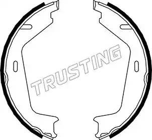 Комплект тормозных колодок, стояночная тормозная система 127273 TRUSTING