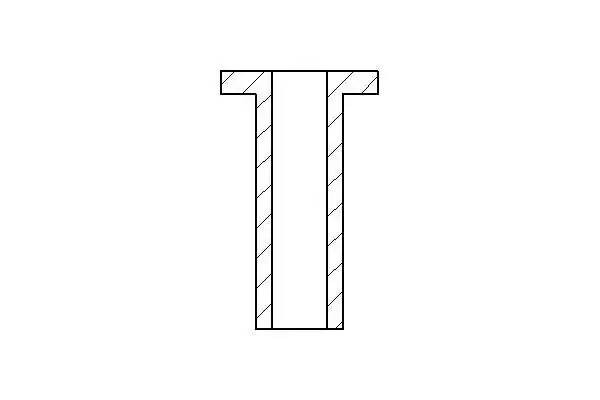 Заклепка, накладки барабанного тормоза 87001501 TEXTAR