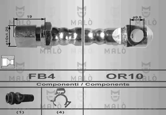 Тормозной шланг 8303 MALO