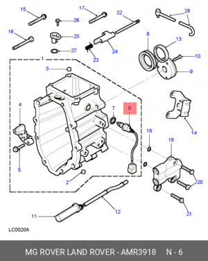Деталь AMR3918 LAND ROVER