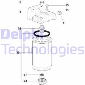 Топливный фильтр 5872171 DELPHI