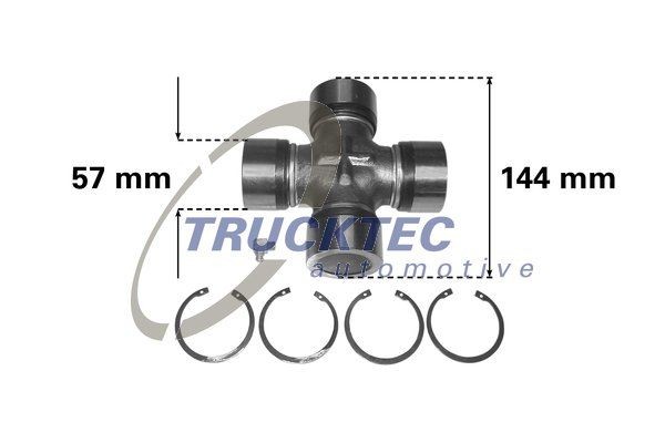 Карданный шарнир с крестовиной 05.34.001 TRUCKTEC