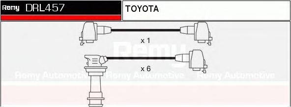 Ккомплект проводов зажигания DRL457 DELCO REMY