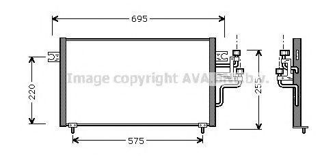 Радиатор кондиционера MT5119 AVA