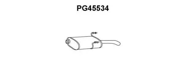 Глушитель выхлопных газов конечный PG45534 VENEPORTE
