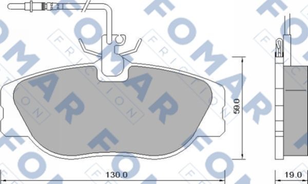 Колодки тормозные дисковые 51629081 ROULUNDS BRAKING