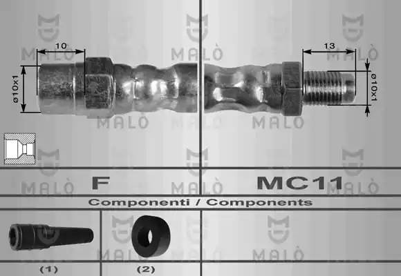Тормозной шланг 8913 MALO