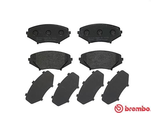 Комплект тормозных колодок, диско P49034 BREMBO