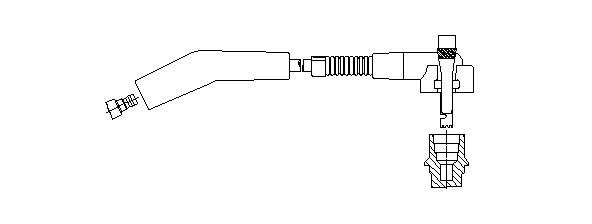 Провод зажигания 8A14E84 BREMI